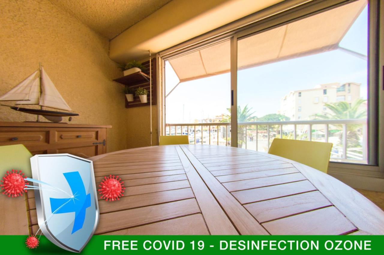 Retromirabeau "Cote Mer" - 29M2 - Lumineux - Terrasse Loggia - Vue Marina - Parking Securise - 2 A 3 Pers - Emplacement Top - Cheques Vacances Connect グリュイッサン エクステリア 写真